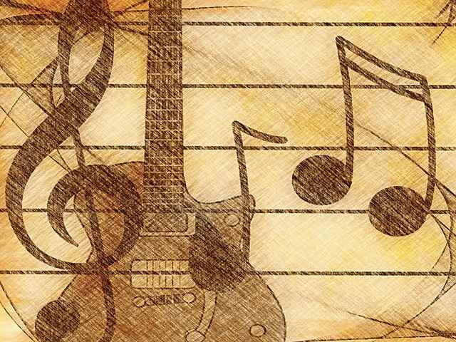 Harmonize the major scale on guitar artwork